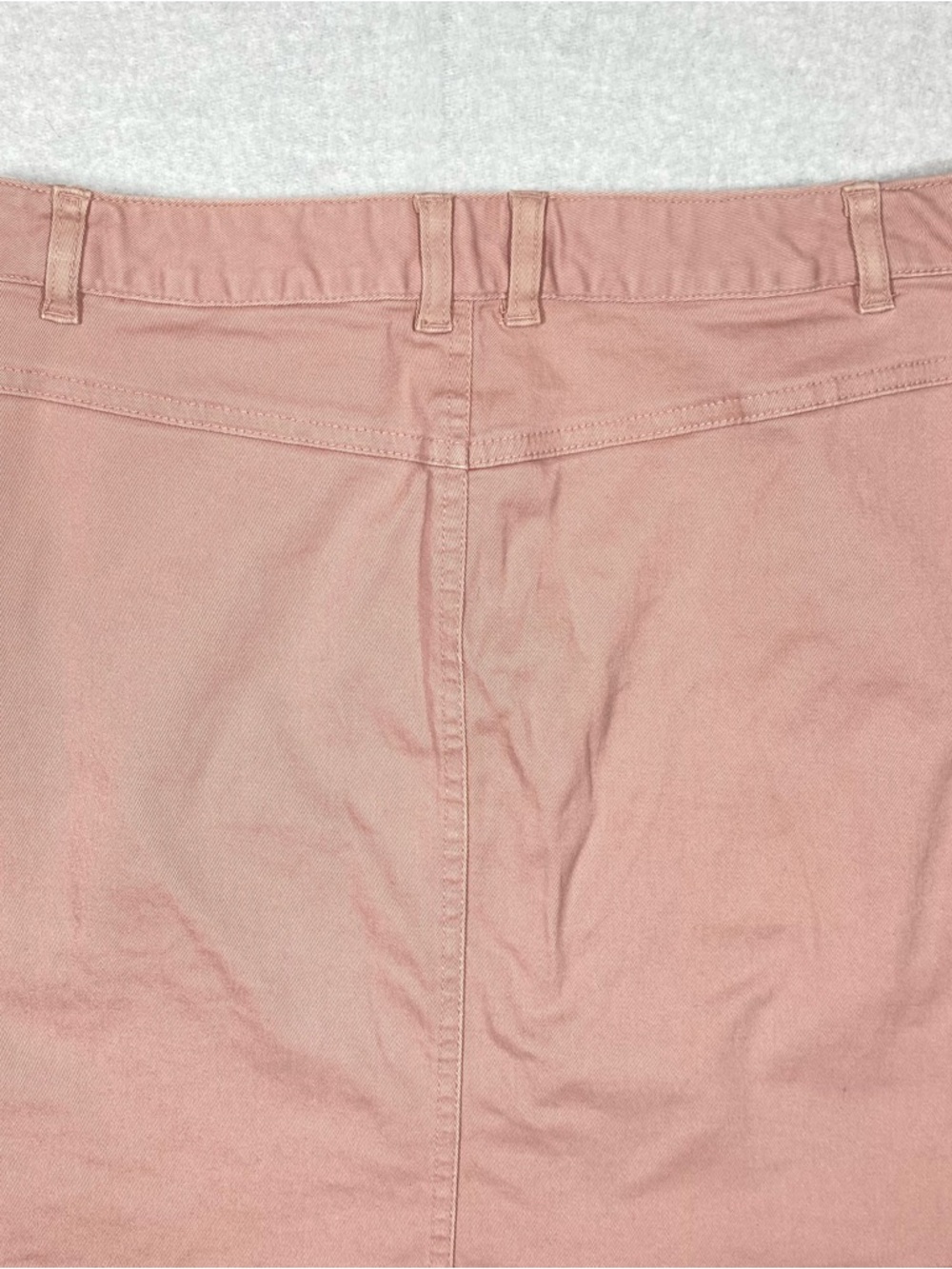Forever 21 Mini Jean Skirt Women's M Dusty Rose Pink Y2K Pockets Flirty Denim - Picture 7 of 11